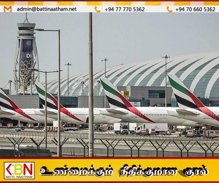 வான்பரப்பை தற்காலிகமாக மூடிய ஐக்கிய அரபு இராஜ்ஜியம்!