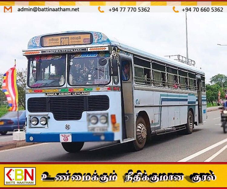 சிரமத்திற்குள்ளாகப்போகும் மக்கள்; தனியார் பஸ் சேவைகளை 50 சதவீதத்தால் குறைக்கப்போவதற்காக எச்சரிக்கை