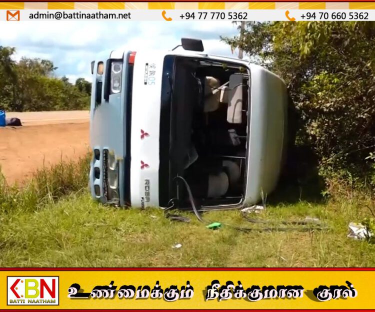 பொலன்னறுவையில் பேருந்து விபத்து; 12 பேர் காயம்!
