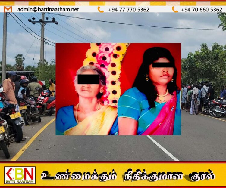 சாவகச்சேரி விபத்தில் தாயும் மகளும் உயிரிழப்பு; டிப்பர் சாரதி கைது