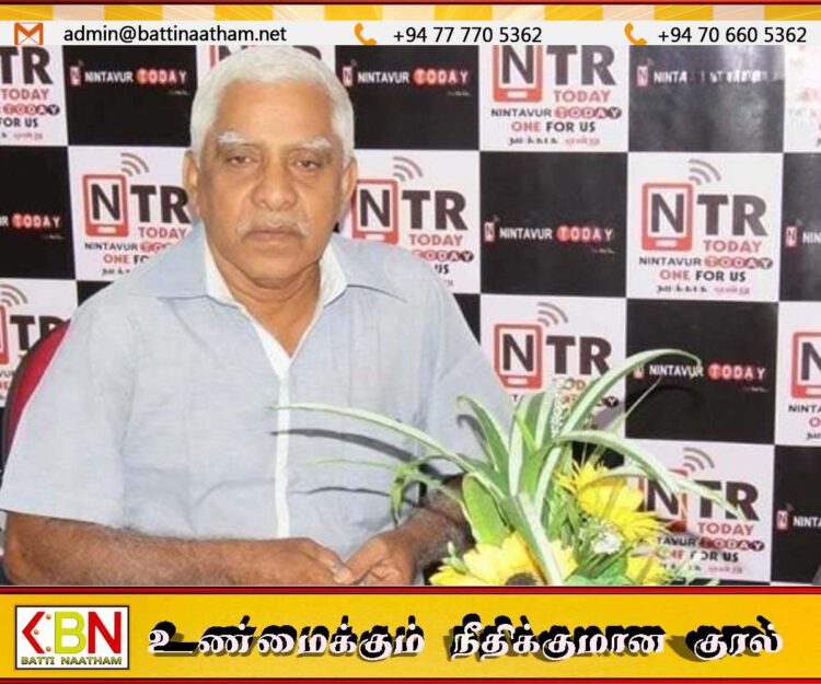 கிழக்கிலங்கையின் மூத்த ஊடகவியலாளர் கலாபூஷணம் சாஹித்தியசூரி ஏ.எல்.எம்.சலீம் இயற்கை எய்தினார்