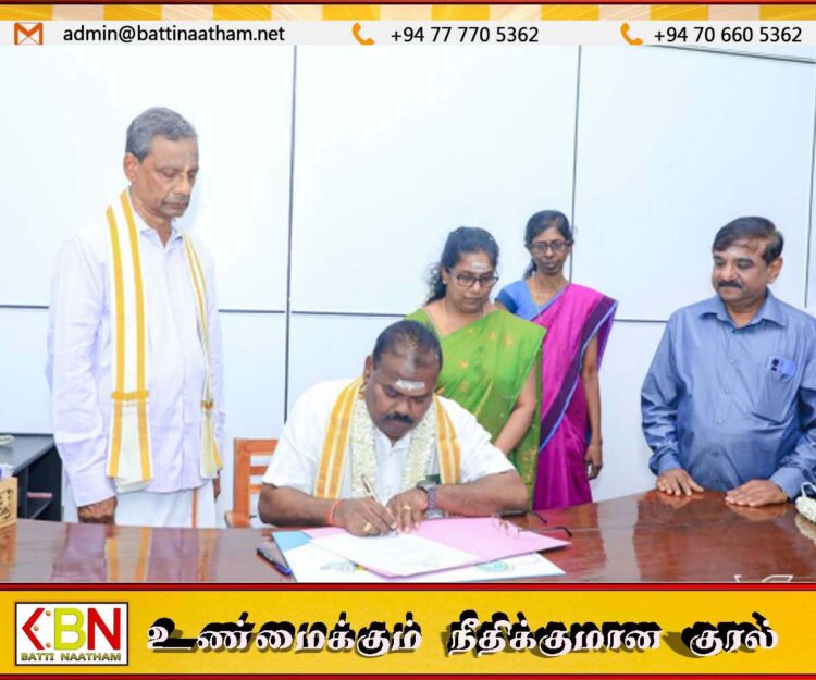 யாழ் பல்கலைக்கழகத்தின் 11ஆவது துணைவேந்தராக சிரேஷ்ட பேராசிரியர் தி. வேல்நம்பி கடமைகளைப் பொறுப்பேற்றார்