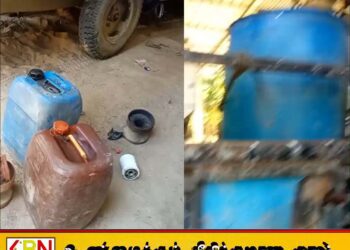 மட்டு கொம்மாதுறையில் சட்டவிரோதமான முறையில் 230 லீற்றர் டீசல் பதுக்கி வைத்திருந்த குற்றச்சாட்டில் ஒருவர் கைது