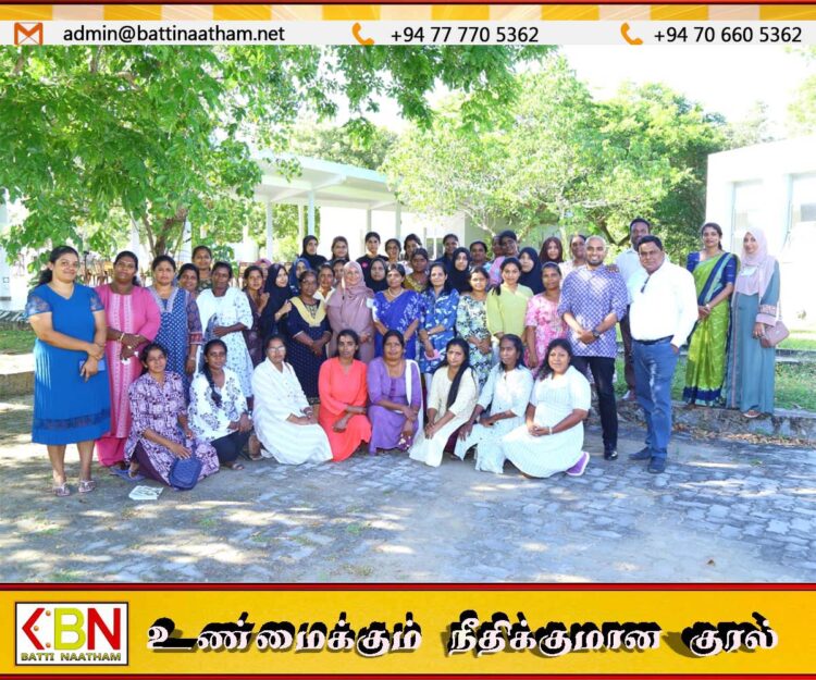 மட்டக்களப்பில் பெண் தொழில் முனைவோருக்கான பயிற்சிப்பட்டறை நிகழ்வு