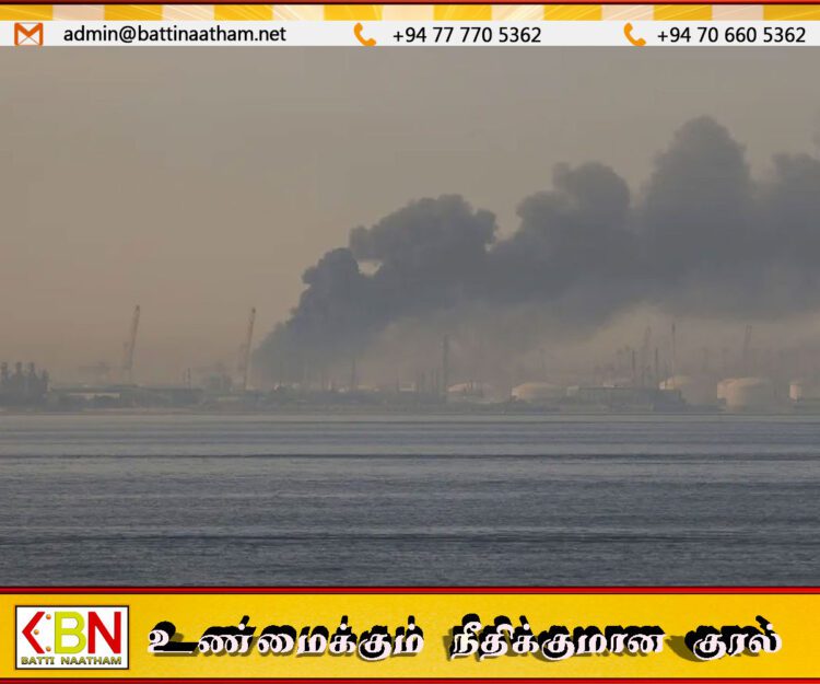 குவைத் கச்சா எண்ணெய் கப்பல் மீது ஈரான் தாக்குதல்