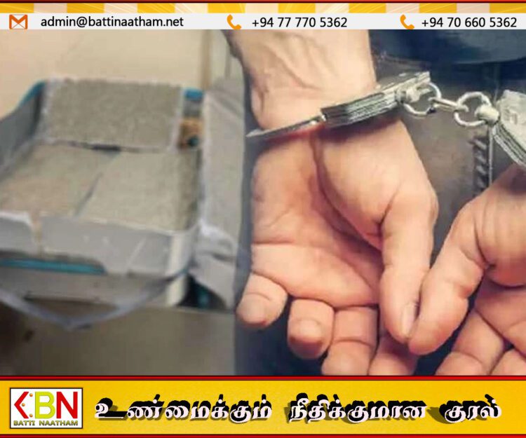 கட்டுநாயக்க விமான நிலையத்தில் 2.7 கிலோ குஷ் போதைப்பொருளுடன் இந்தியர் கைது