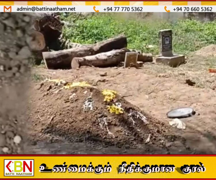 மொரட்டுவை மயானத்தில் பரபரப்பு; நகைகளுக்காக கல்லறையைத் தோண்டிய பயங்கரம்!