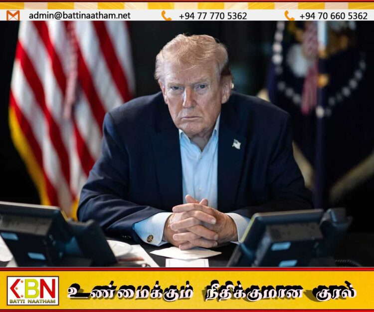 ஈரானியப் படைகள் சரணடையா விட்டால் மரணத்தை எதிர்கொள்ள நேரிடும்; ட்ரம்ப் எச்சரிக்கை