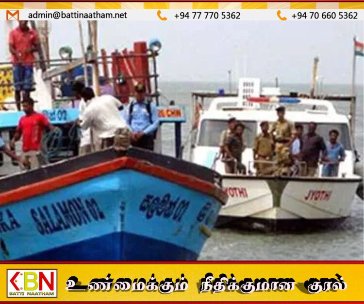 இந்தியாவில் கரைஒதுங்கிய காணாமல்போன யாழ் மீனவர்கள்; இந்திய பொலிஸாரால் கைது