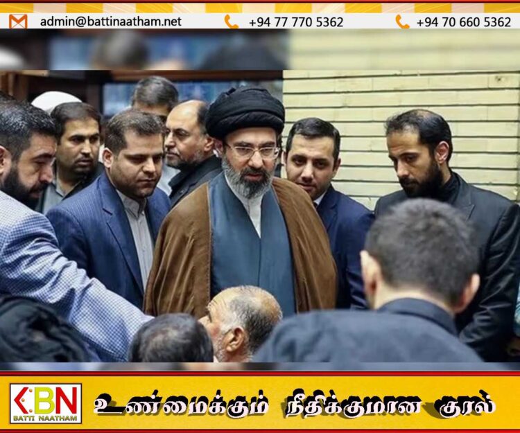 ஈரானின் புதிய அதி உயர் தலைவராக அயதுல்லா அலி கமேனியின் மகன் தெரிவுசெய்யப்பட்டார்
