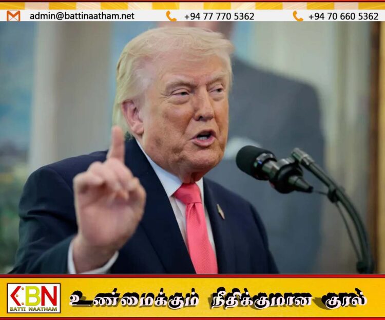 ஈரான் மீதான தாக்குதல்களை மேலும் 10 நாள்களுக்கு ஒத்திவைத்த ட்ரம்ப்