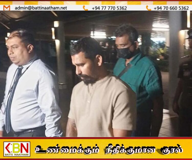 குற்றக் கும்பலைச் சேர்ந்த ‘மிதிகம சூட்டி’ ஓமானிலிருந்து இலங்கைக்கு அழைத்து வரப்பட்டார்