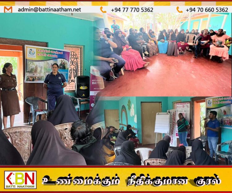 மட்டக்களப்பில் அவளை உடைக்காதே என்ற தொனிப்பொருளில் சர்வதேச மகளிர் தின நிகழ்வு