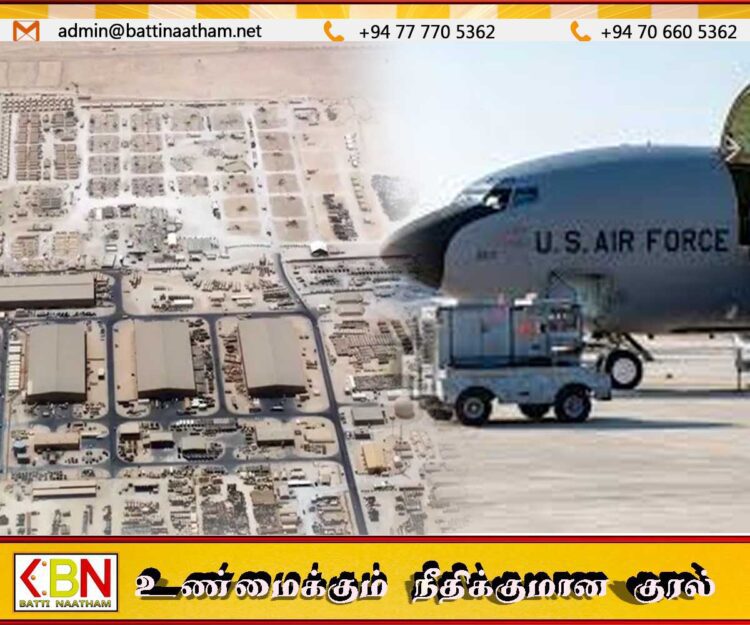 கத்தாரில் உள்ள அமெரிக்க இராணுவத் தளத்தை குறிவைத்து மேற்கொள்ளப்பட்ட ட்ரோன் தாக்குதல் முறியடிப்பு