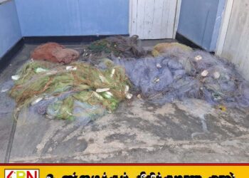 மட்டக்களப்பில் சட்டவிரோத மீன்பிடி வலைகள் பறிமுதல்