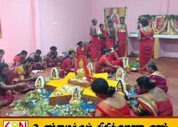 மட்டு களுவன்கேணி வீதி வந்தாறுமூலை வார வழிபாட்டு மன்றத்தில் வேள்வி பூஜை