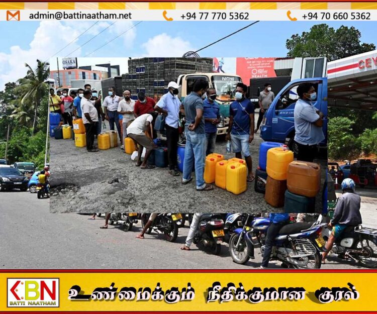 கலன்களில் எரிபொருள் வாங்கி அதிகவிலைக்கு விற்றால் சட்டநடவடிக்கை