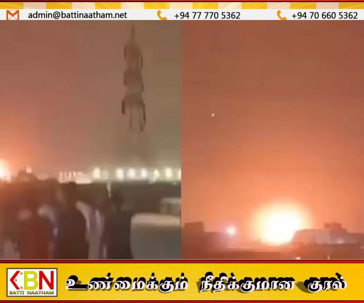 கட்டார் எரிசக்தி மையங்கள் மீது ஏவுகணை தாக்குதல்; 24 மணி நேரத்திற்குள் ஈரான் நாட்டினரை வெளியேறுமாறு அறிவிப்பு