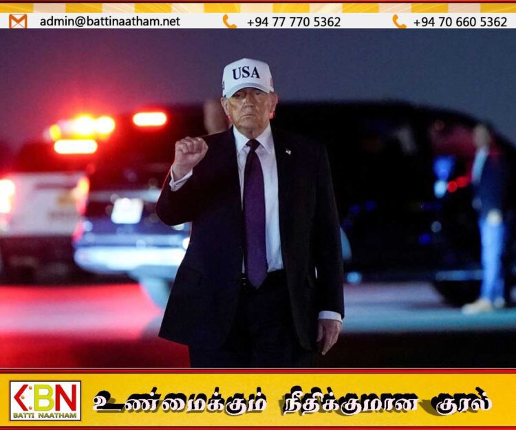 ஈரான் பேச விரும்புகிறது; மிகுந்த தாமதம் என ட்ரம்ப் பதிவு