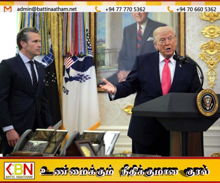 பேச்சுவார்த்தை நடந்துகொண்டிருப்பதால் ஈரானை தாக்க வாய்ப்புக்கிடைத்தும் நாங்கள் தாக்கவில்லை; ட்ரம்ப் தெரிவிப்பு