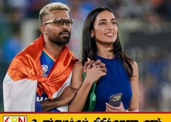 தேசியக் கொடியை அவமதித்ததாக ஹார்திக் பாண்ட்யா மீது முறைப்பாடு
