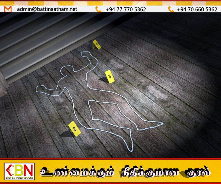 மட்டு சித்தாண்டியில் மது அருந்த பணம் தராததால் தாயைக் கொலை செய்த மகன்!