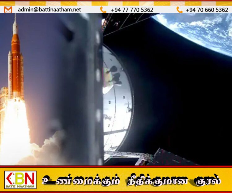 ஆர்ட்டெமிஸ் II விண்கலம் வெற்றிகரமாகப் புவி சுற்றுப்பாதையில் இருந்து வெளியேறியது; நிலவை நோக்கிய வரலாற்றுப் பயணம் ஆரம்பம்!