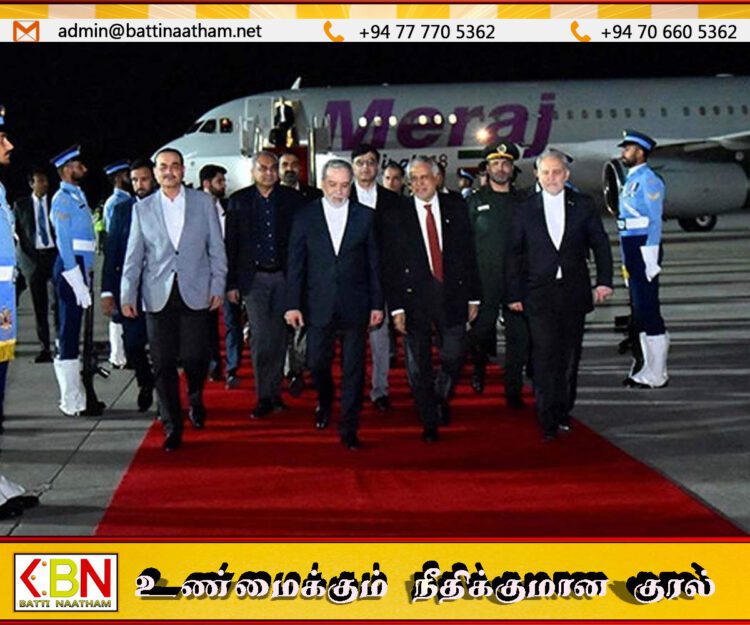 ஈரான் வெளியுறவு அமைச்சர் பாகிஸ்தானில்!
