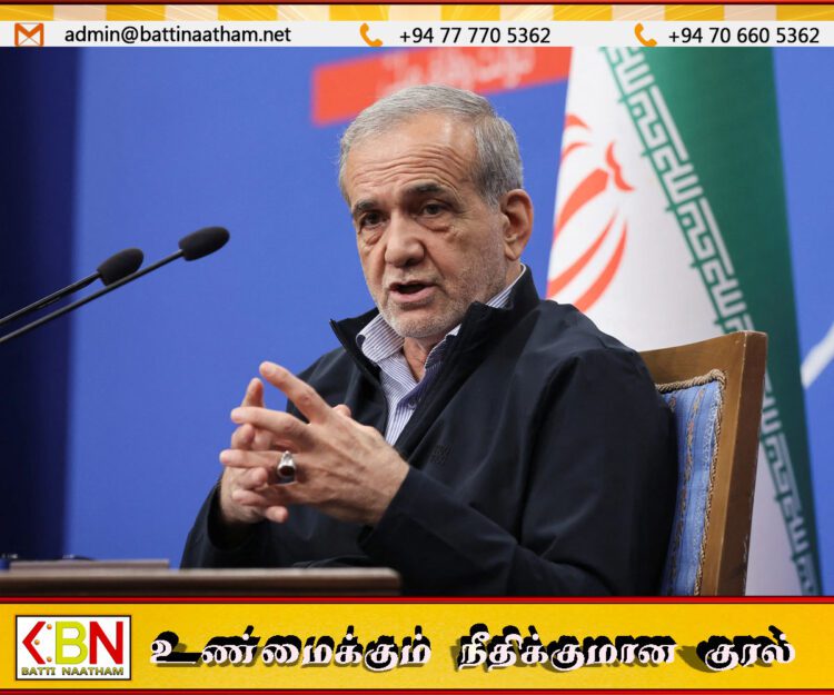 பேச்சுவார்த்தையை நாங்கள் விரும்புகின்றோம், போரை அல்ல; ஈரான் ஜனாதிபதி