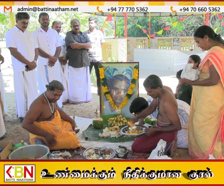 இளம் தலைமுறைக்கு தமிழ் தேசிய வரலாற்றை எடுத்துச் செல்ல வேண்டும்; அன்னை பூபதியின் நினைவேந்தல் நிகழ்வில் சிறிநாத்