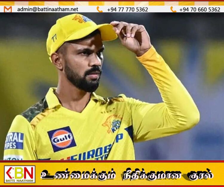 சென்னை சுப்பர் கிங்ஸ் அணித் தலைவருக்கு 12 இலட்சம் அபராதம்