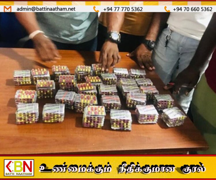 வவுனியாவில் 1500 போதை மாத்திரைகள் பறிமுதல்; 5 இளைஞர்கள் அதிரடி கைது!