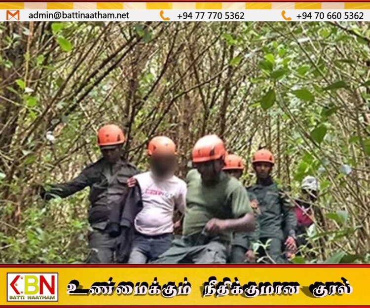 ஹந்தான காட்டில் தொலைந்தவர் மீட்கப்பட்டார்