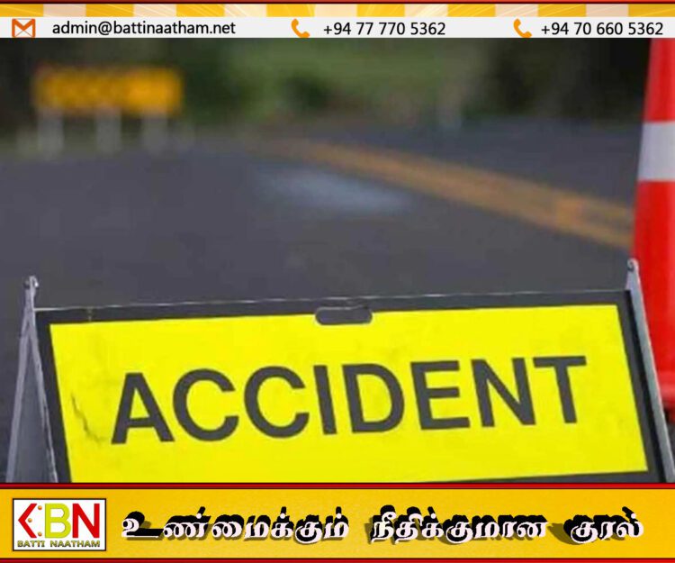 பெண்ணின் உயிரை பறித்த கோர விபத்து