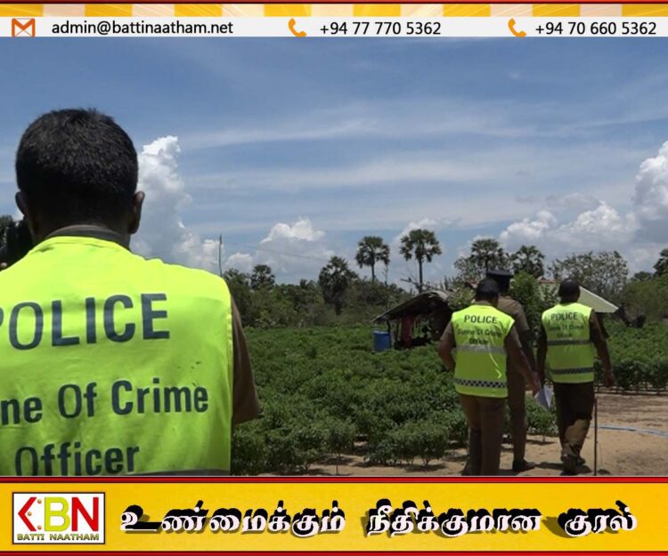 களுவாஞ்சிகுடி தோட்டமொன்றில் ஆண் ஒருவரின் சடலம் மீட்பு
