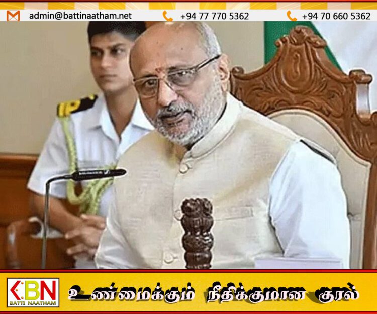 இந்தியத் துணை ஜனாதிபதி சி.பி. ராதாகிருஷ்ணன் முதல் முறையாக இரு நாள் இலங்கை வருகை!