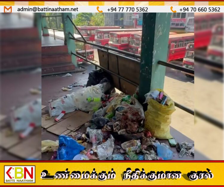 சுகாதார சீர் கேட்டுடன் இயங்கும் கம்பளை பேருந்து நிலையம்!