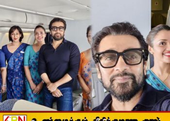 “கருப்பு” திரைப்பட பணிகளுக்காக கொழும்பு வந்தார் சூர்யா!