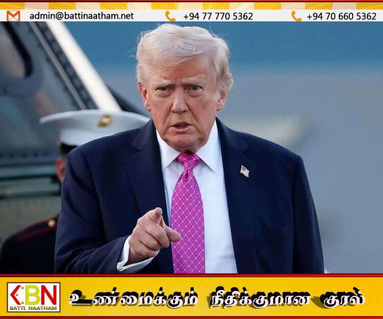 இஸ்ரேலுக்கும் லெபனானுக்கும் இடையிலான போர் நிறுத்தம் நீடிப்பு; ட்ரம்ப்