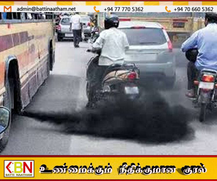 கருப்பு புகை வெளியிடும் வாகனங்களை 0703500525 இலக்கத்திற்கு அறிவியுங்கள்!
