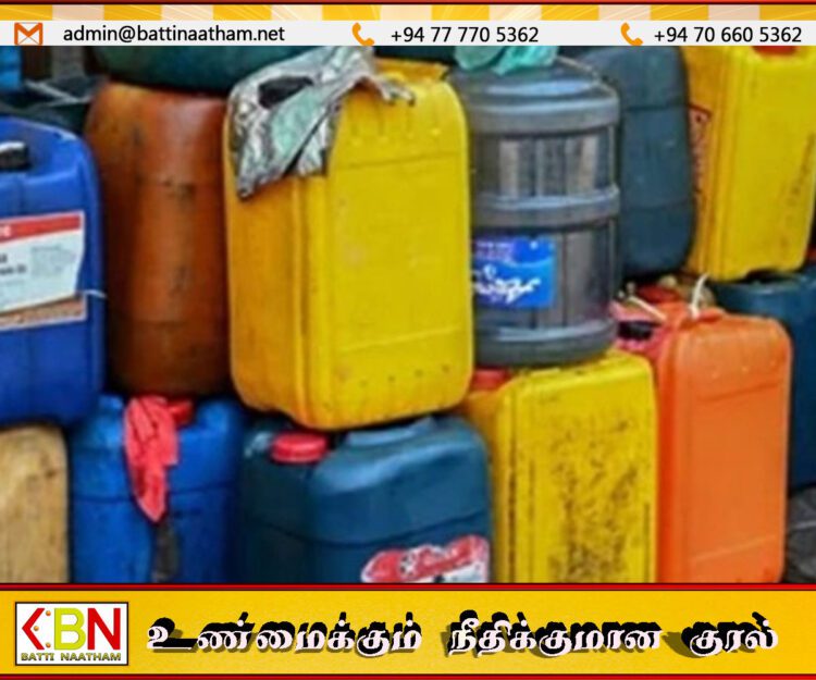 அனுமதியின்றி 150 லீற்றர் டீசல் வைத்திருந்தவர் கைது!