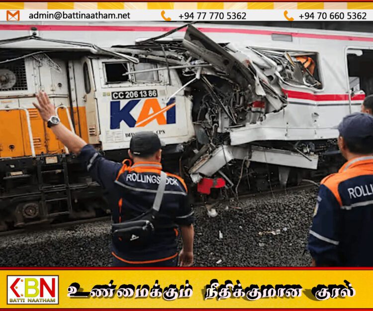 இந்தோனேசியாவில் ரயில் விபத்து; 14 பேர் உயிரிழப்பு!