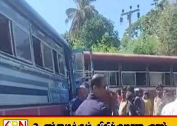தம்புள்ளை – மாத்தளை பிரதான வீதியில் நேருக்கு நேர் மோதிய பஸ் ; CTB சாரதி தப்பியோட்டம்