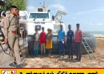 இலங்கைக்கு தப்பிச் செல்ல முயன்ற அகதிகள் உட்பட ஆறுபேர் இந்தியாவில் கைது