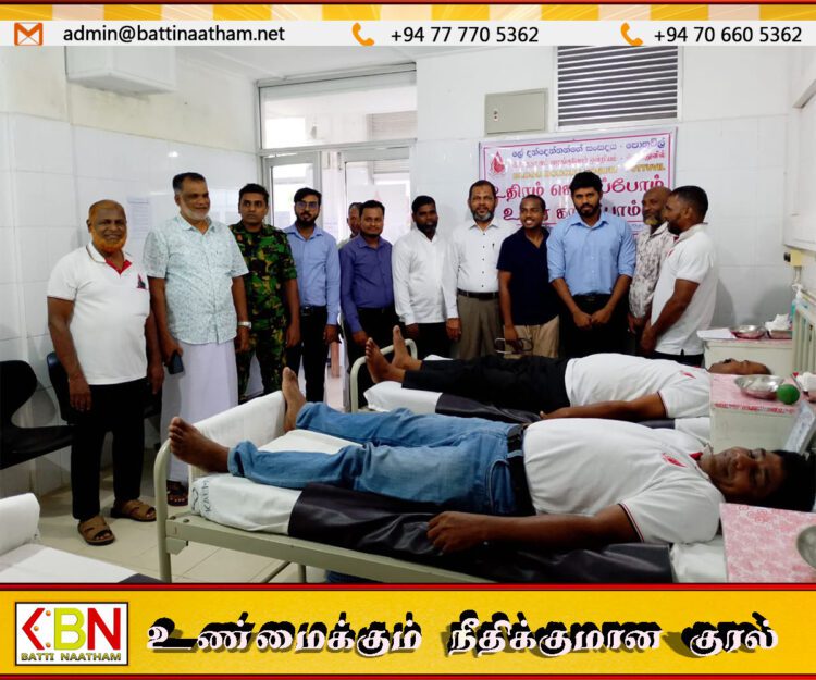 பொத்துவில் ஆதார வைத்தியசாலையில் இடம்பெற்ற இரத்ததான நிகழ்வு