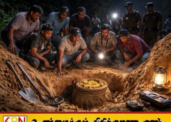 காத்தான்குடி பொலிஸ் பிரிவில் ஆலயமொன்றிற்கு அருகில் புதையல் தோண்டிய ஓய்வு பெற்ற இராணுவ வீரர் உட்பட 9 பேர் கைது