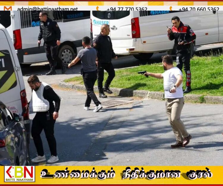 துருக்கியில் இஸ்ரேலிய தூதரகத்தை இலக்கு வைத்த துப்பாக்கிச் சூட்டில் மூவர் உயிரிழப்பு