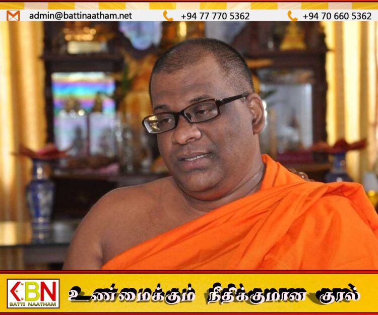 வெசாக் வாரத்தில் ஹஜ் பெருநாளின் நடைமுறைகளில் கட்டுப்பாடுகள் விதிக்குமாறு அரசை கோருகிறார் ஞானசார தேரர்