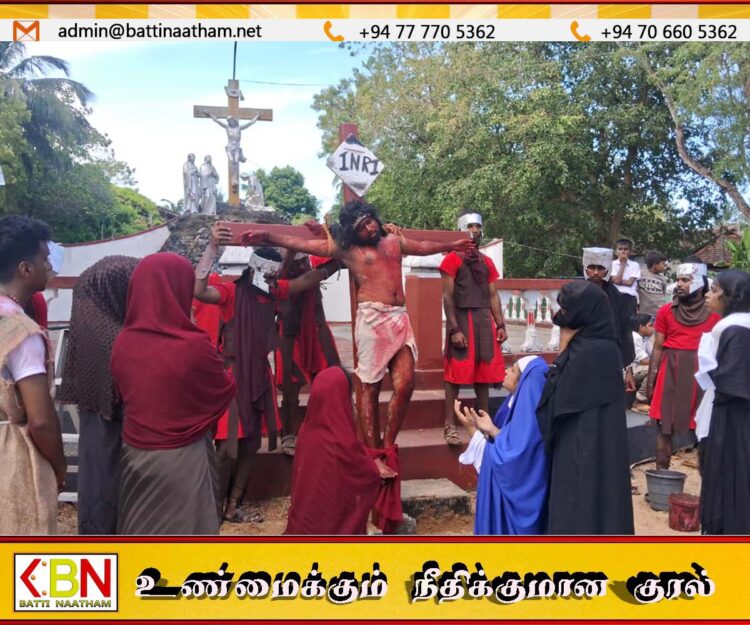 தேற்றாத்தீவு புனித யூதாததேயு தேவாலய சிலுவைப் பாதை நிகழ்வு