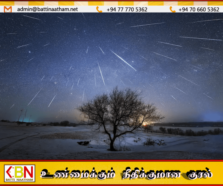 ‘ஏட்டா அக்குவாரிட்ஸ்’ விண்கல் மழை; தெளிவான கிழக்கு வானில் பார்க்க முடியும்